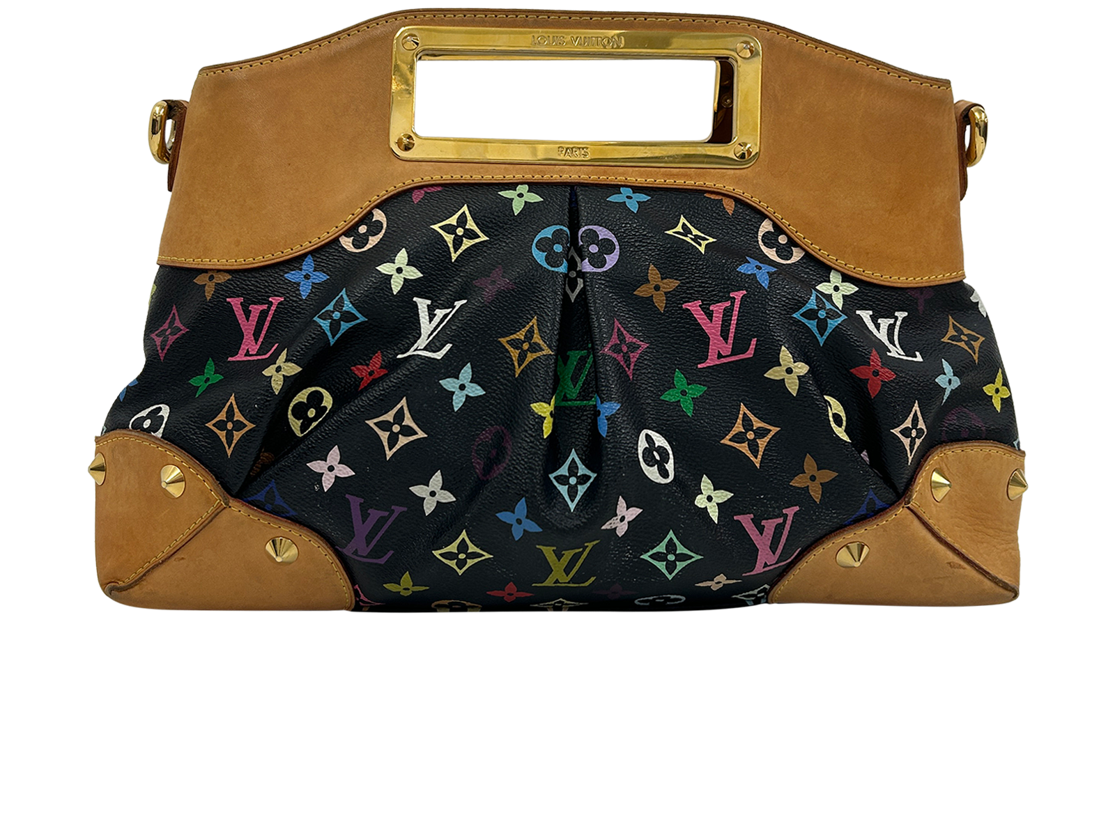 Judy, 840&euro;, Bolso, Marrón/Negro, Canvas - General, Vista trasera